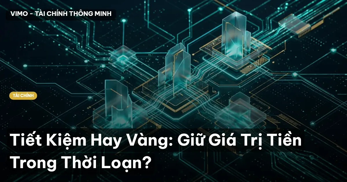 Tiết Kiệm Hay Vàng: Giữ Giá Trị Tiền Trong Thời Loạn?