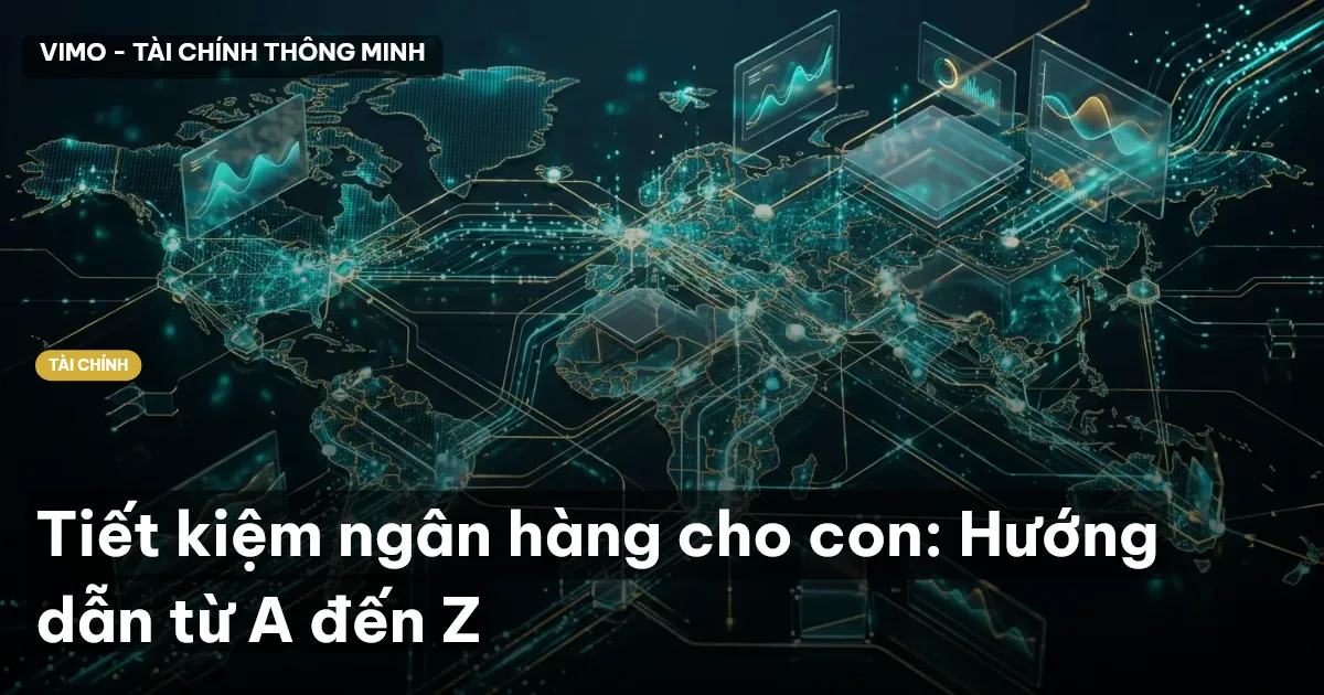 tiết kiệm ngân hàng cho con
