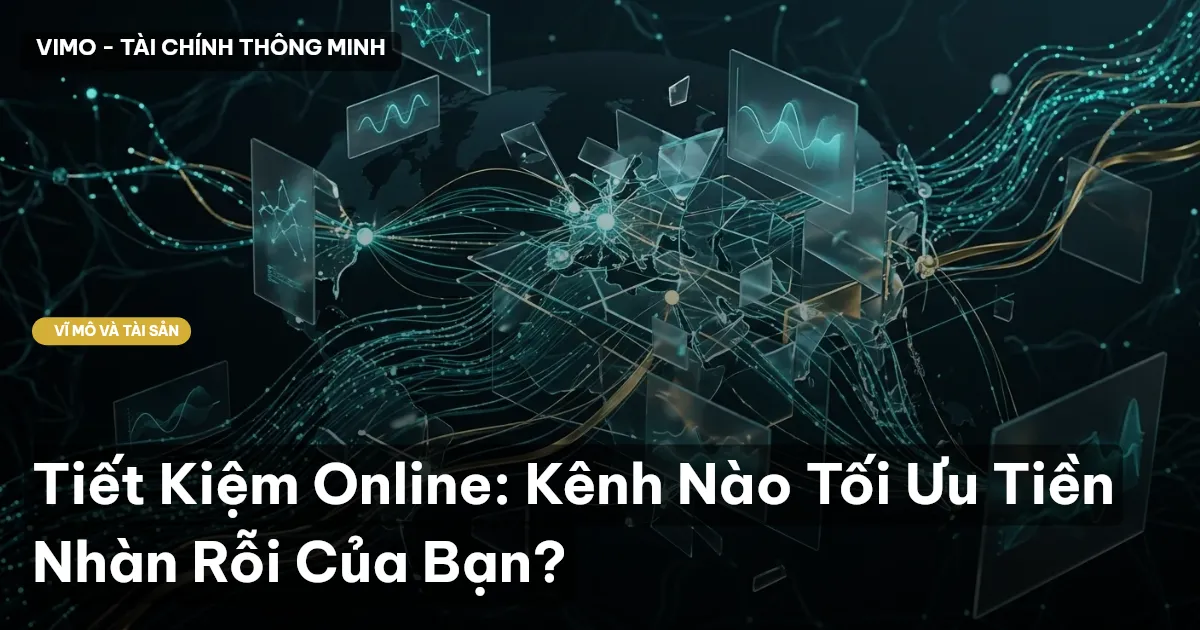 Tiết Kiệm Online: Kênh Nào Tối Ưu Tiền Nhàn Rỗi Của Bạn?