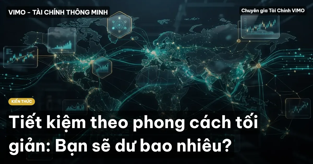 Tiết kiệm theo phong cách tối giản: Bạn sẽ dư bao nhiêu?