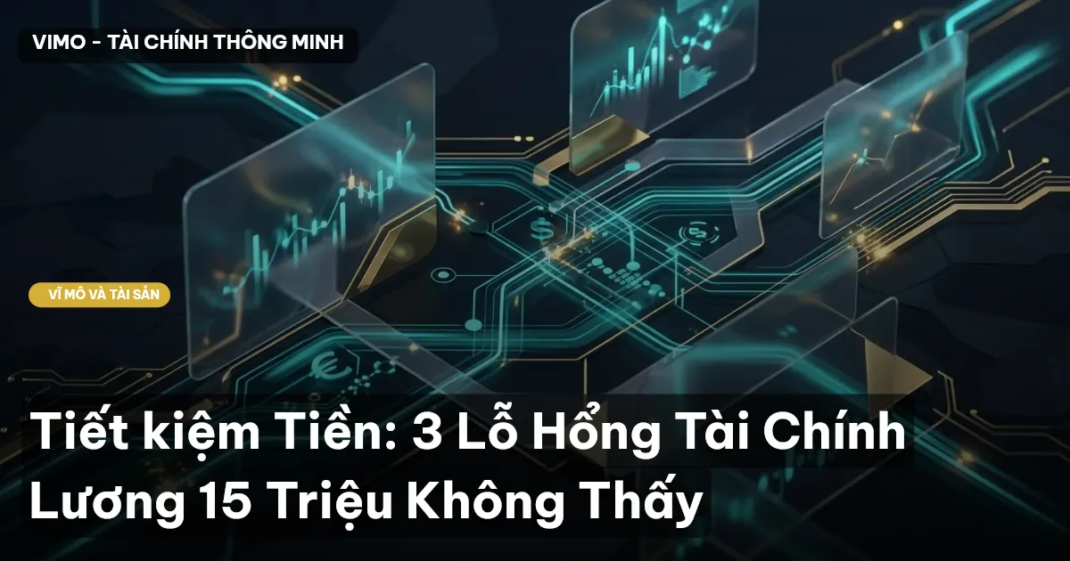 Tiết kiệm Tiền: 3 Lỗ Hổng Tài Chính Lương 15 Triệu Không Thấy