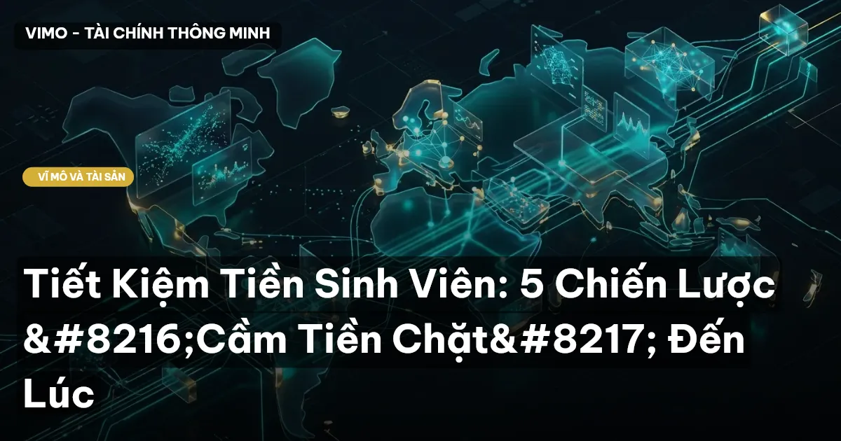 Tiết Kiệm Tiền Sinh Viên: 5 Chiến Lược 'Cầm Tiền Chặt' Đến Lúc
