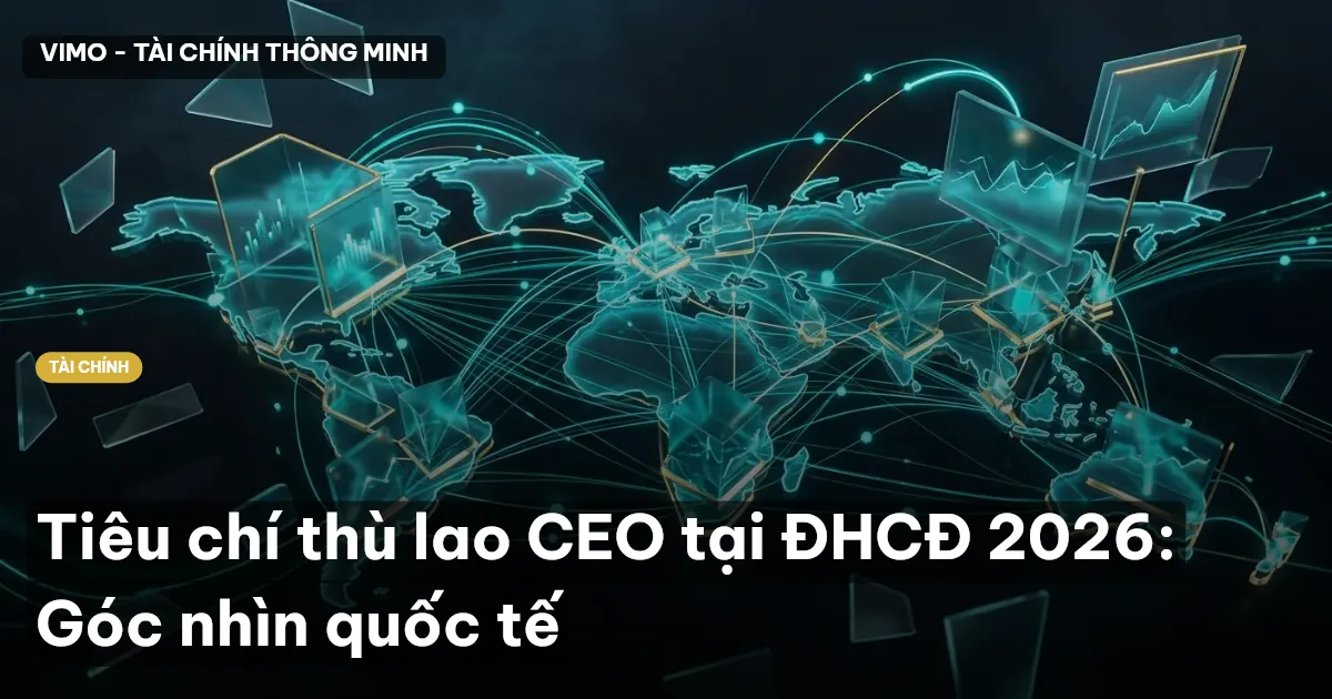 Tiêu chí thù lao CEO tại ĐHCĐ 2026: Góc nhìn quốc tế