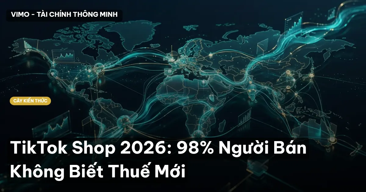 TikTok Shop 2026: 98% Người Bán Không Biết Thuế Mới