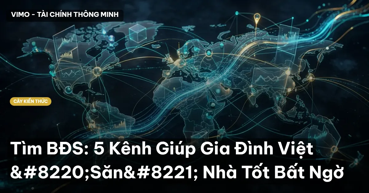 Tìm BĐS: 5 Kênh Giúp Gia Đình Việt “Săn” Nhà Tốt Bất Ngờ