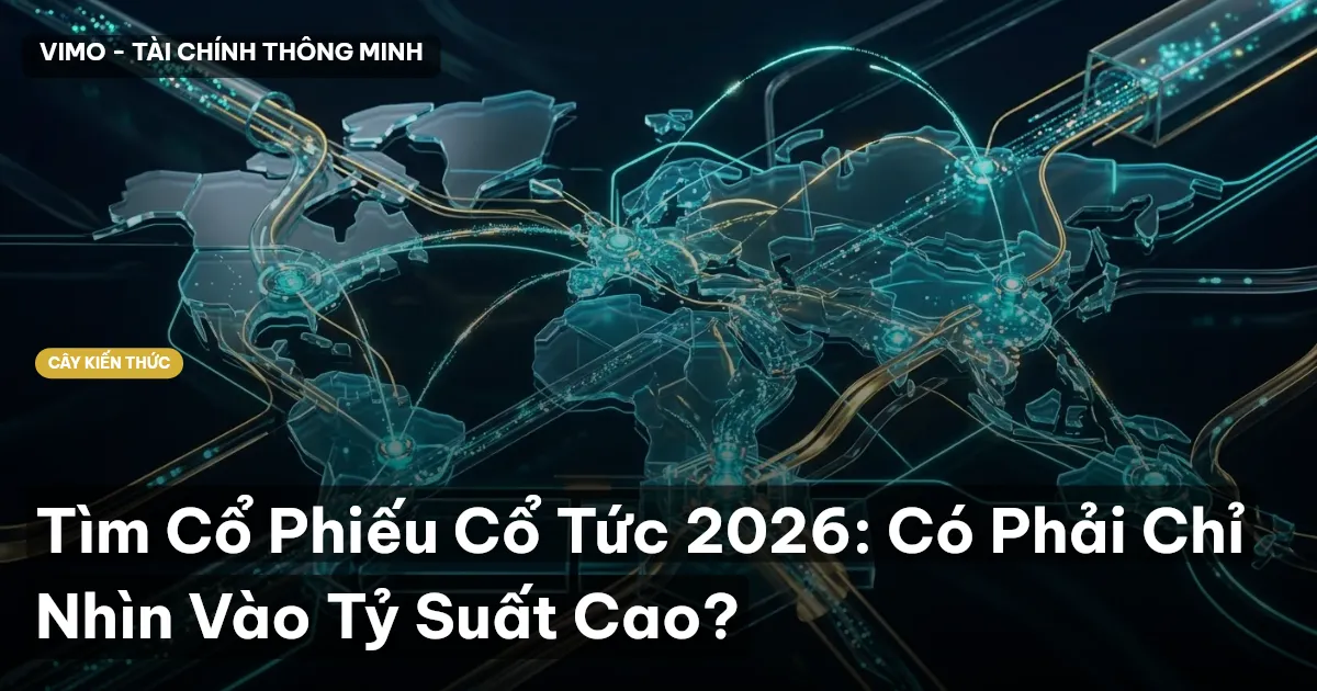 Tìm Cổ Phiếu Cổ Tức 2026: Có Phải Chỉ Nhìn Vào Tỷ Suất Cao?