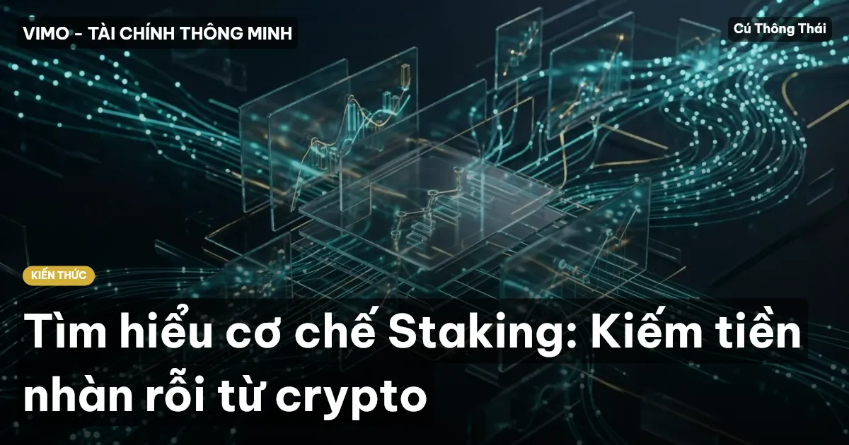 Tìm hiểu cơ chế Staking: Kiếm tiền nhàn rỗi từ crypto