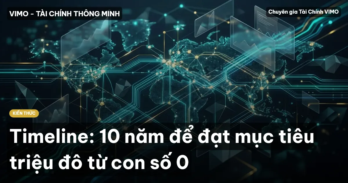 Timeline: 10 năm để đạt mục tiêu triệu đô từ con số 0