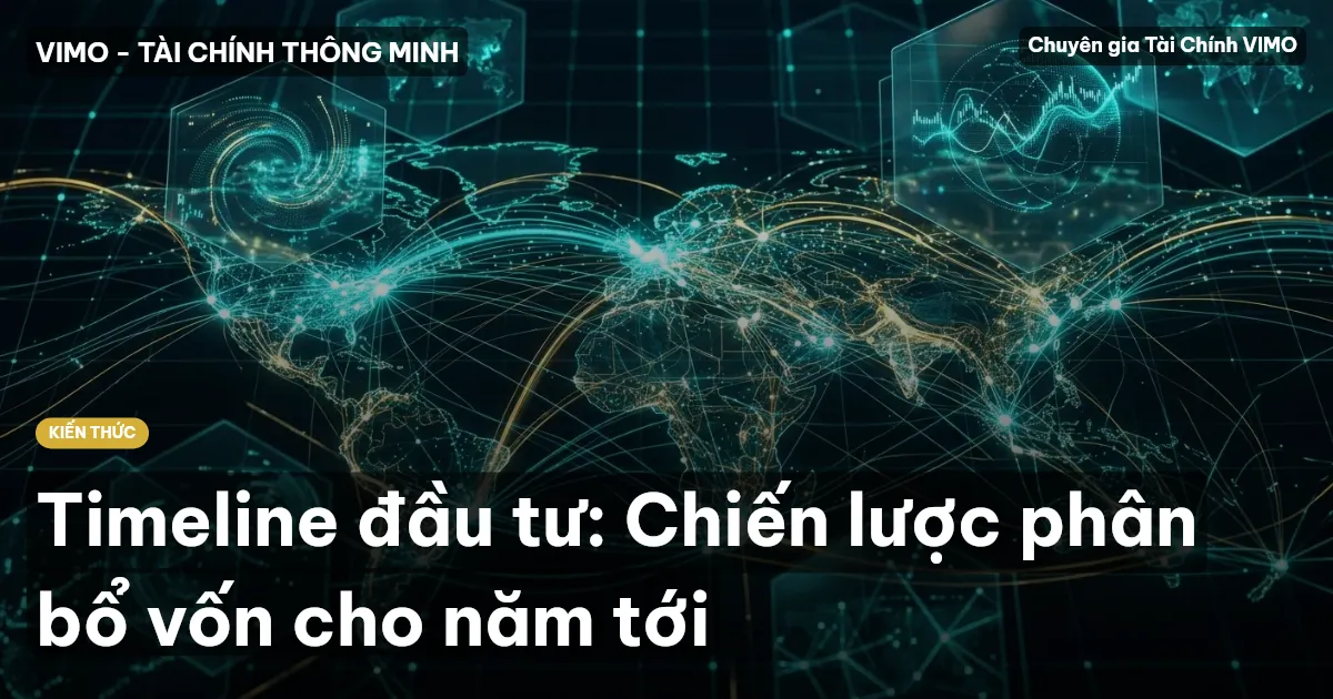 Timeline đầu tư: Chiến lược phân bổ vốn cho năm tới