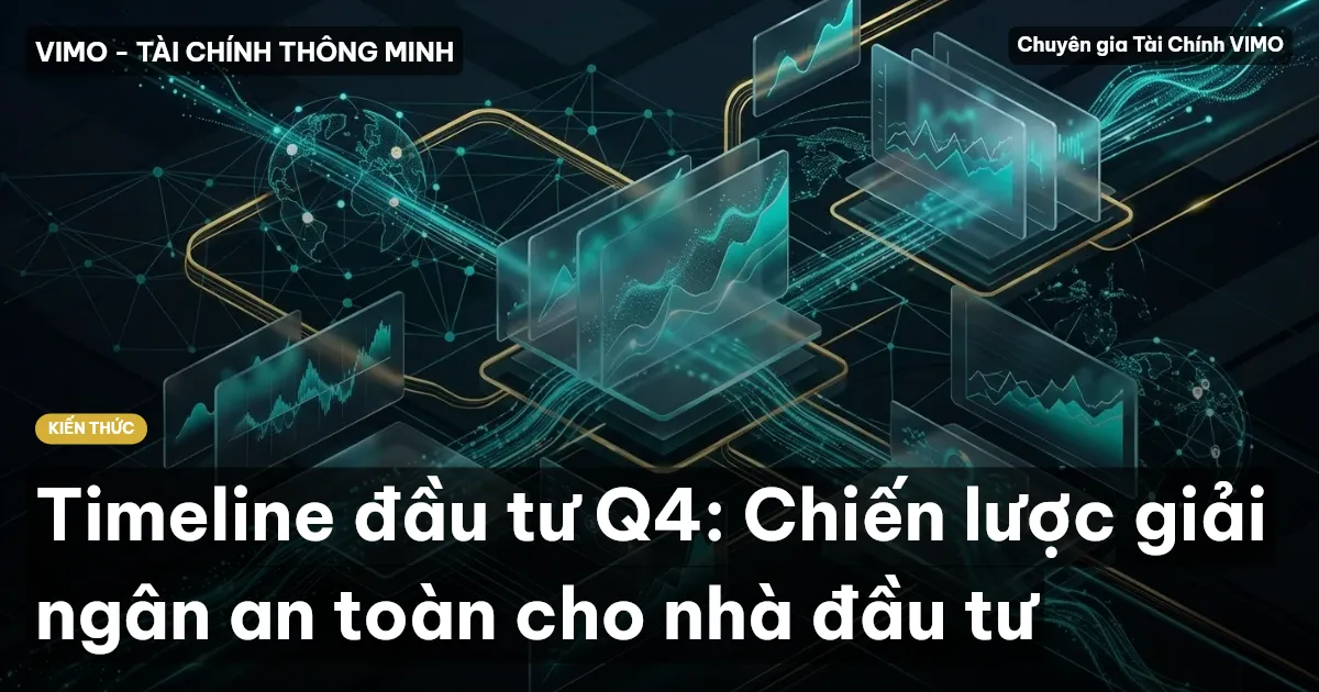 Timeline đầu tư Q4: Chiến lược giải ngân an toàn cho nhà đầu tư