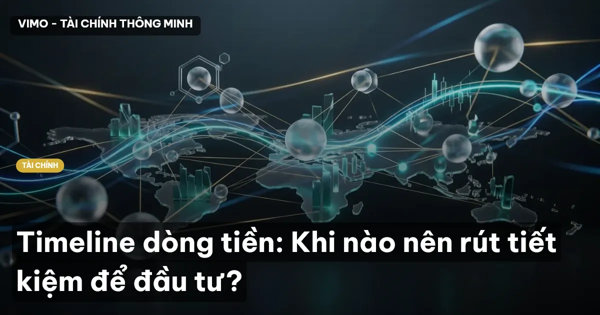 Timeline dòng tiền: Khi nào nên rút tiết kiệm để đầu tư?