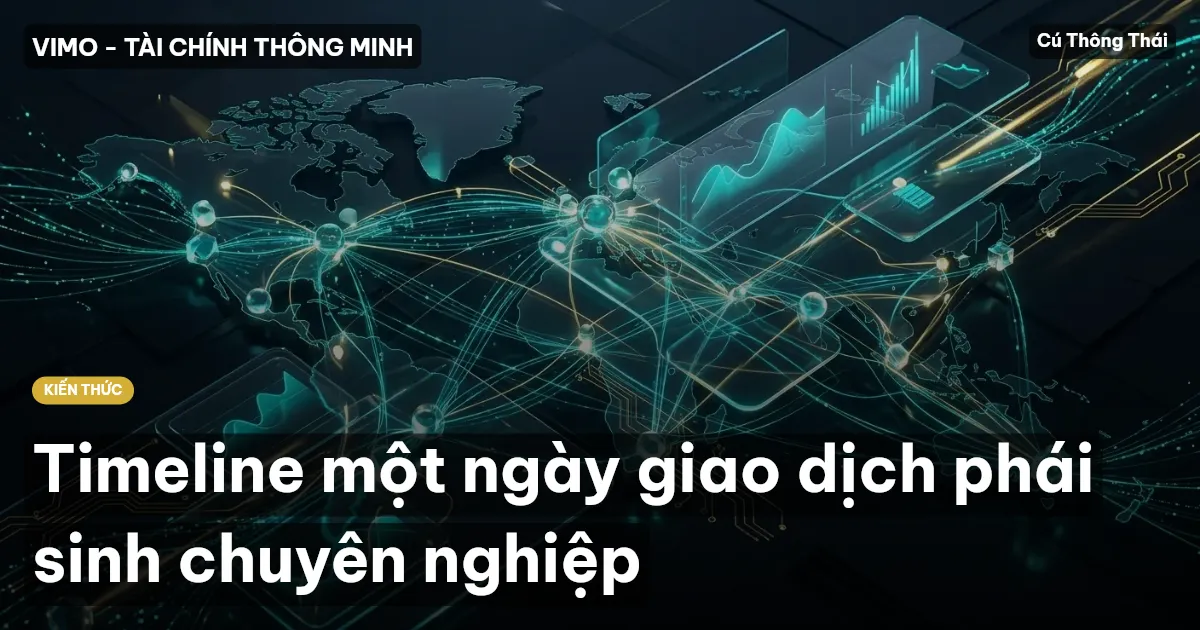 Timeline một ngày giao dịch phái sinh chuyên nghiệp