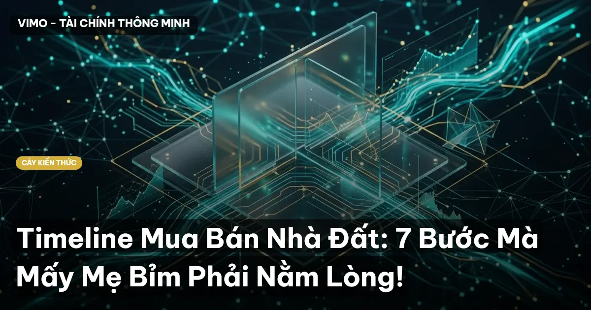 Timeline Mua Bán Nhà Đất: 7 Bước Mà Mấy Mẹ Bỉm Phải Nằm Lòng!
