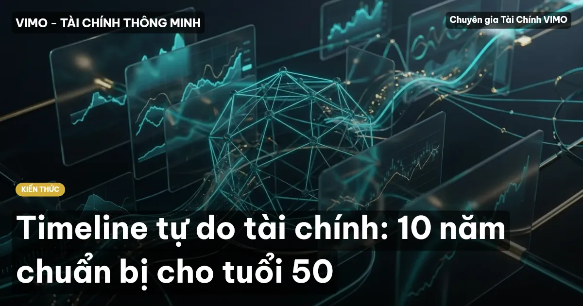 Timeline tự do tài chính: 10 năm chuẩn bị cho tuổi 50