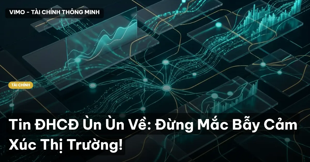 Tin ĐHCĐ Ùn Ùn Về: Đừng Mắc Bẫy Cảm Xúc Thị Trường!