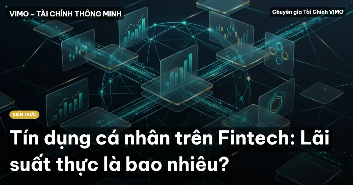 Tín dụng cá nhân trên Fintech: Lãi suất thực là bao nhiêu?