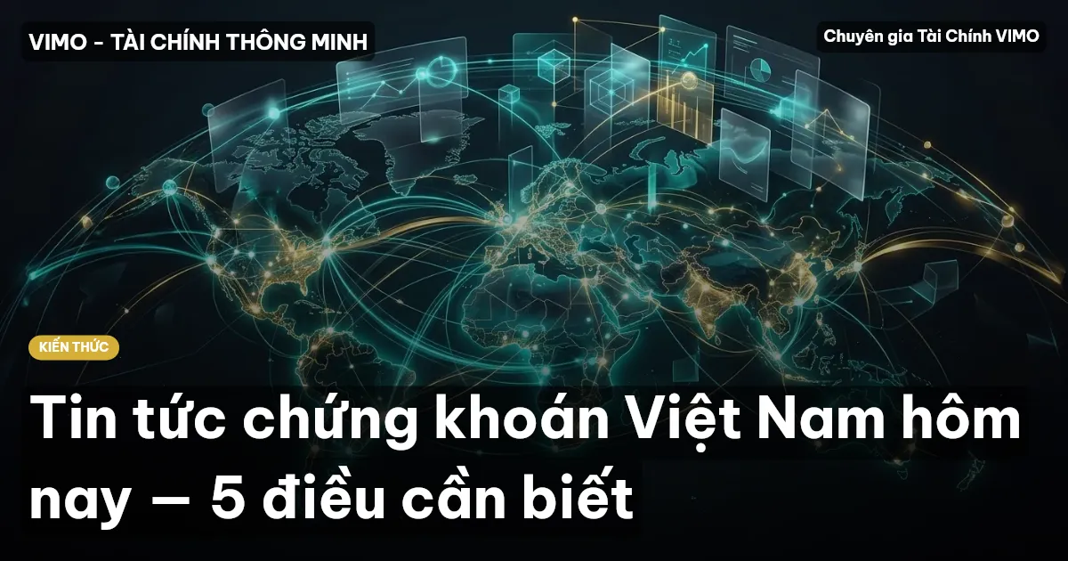 Tin tức chứng khoán Việt Nam hôm nay — 5 điều cần biết