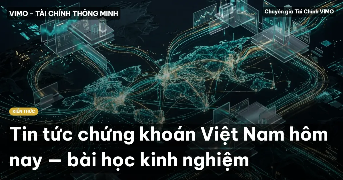 Tin tức chứng khoán Việt Nam hôm nay — bài học kinh nghiệm