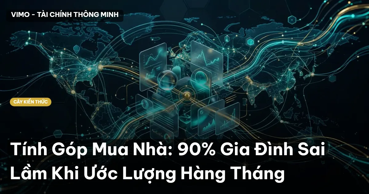 Tính Góp Mua Nhà: 90% Gia Đình Sai Lầm Khi Ước Lượng Hàng Tháng