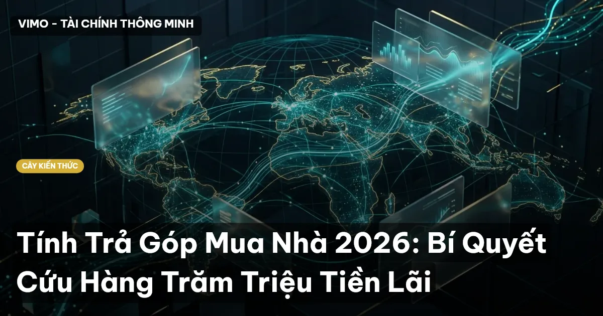 Tính Trả Góp Mua Nhà 2026: Bí Quyết Cứu Hàng Trăm Triệu Tiền Lãi