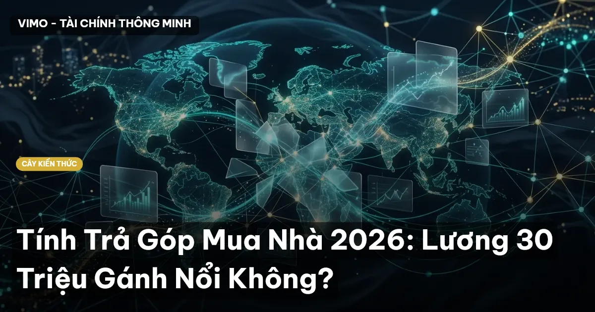 Tính Trả Góp Mua Nhà 2026: Lương 30 Triệu Gánh Nổi Không?