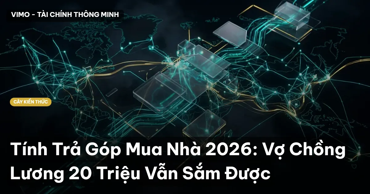 Tính Trả Góp Mua Nhà 2026: Vợ Chồng Lương 20 Triệu Vẫn Sắm Được