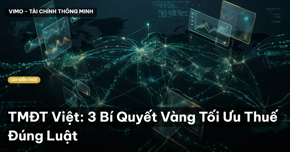 TMĐT Việt: 3 Bí Quyết Vàng Tối Ưu Thuế Đúng Luật
