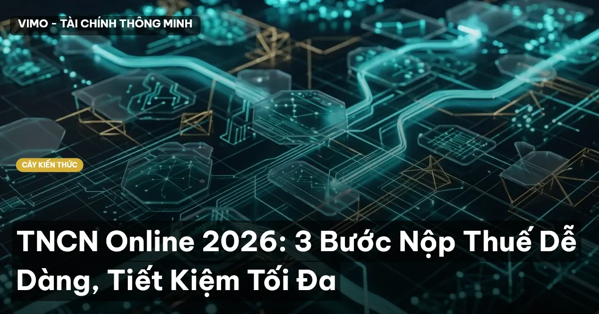 TNCN Online 2026: 3 Bước Nộp Thuế Dễ Dàng, Tiết Kiệm Tối Đa