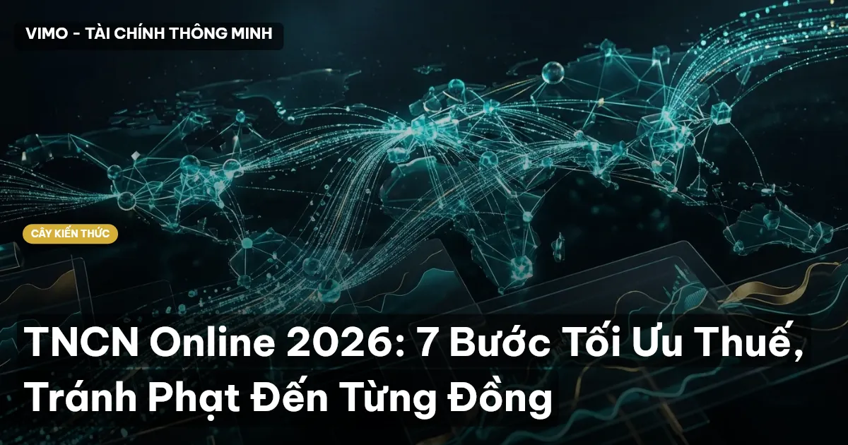 TNCN Online 2026: 7 Bước Tối Ưu Thuế, Tránh Phạt Đến Từng Đồng