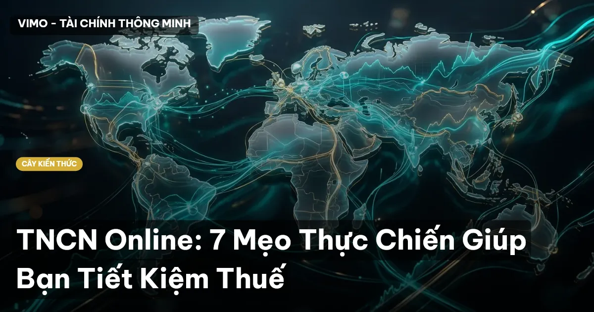 TNCN Online: 7 Mẹo Thực Chiến Giúp Bạn Tiết Kiệm Thuế