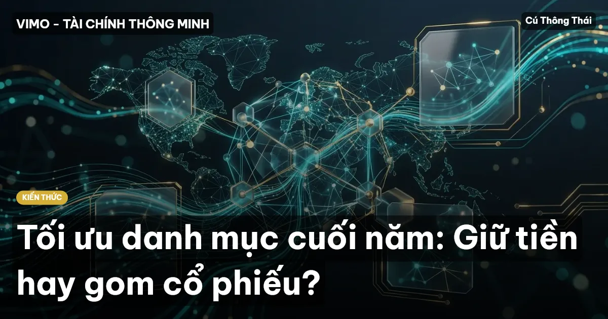 Tối ưu danh mục cuối năm: Giữ tiền hay gom cổ phiếu?