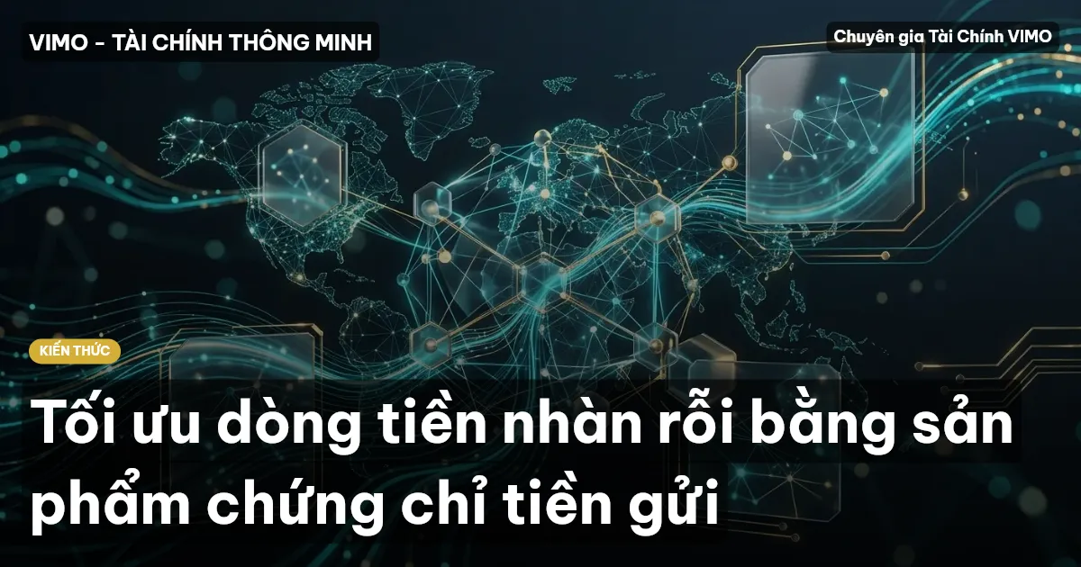 Tối ưu dòng tiền nhàn rỗi bằng sản phẩm chứng chỉ tiền gửi