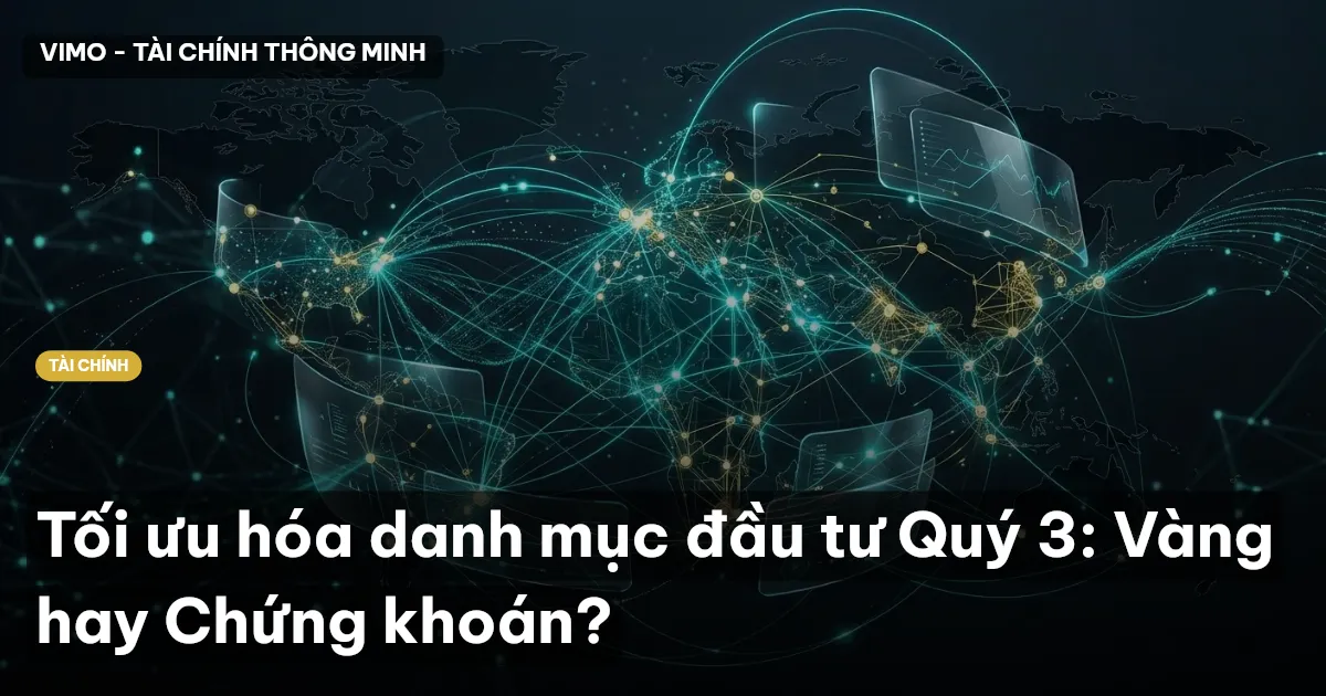 Tối ưu hóa danh mục đầu tư Quý 3: Vàng hay Chứng khoán?