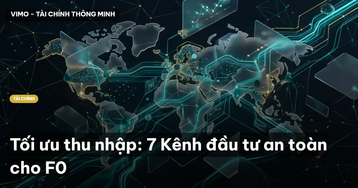 Tối ưu thu nhập: 7 Kênh đầu tư an toàn cho F0