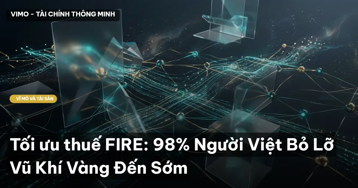 Tối ưu thuế FIRE: 98% Người Việt Bỏ Lỡ Vũ Khí Vàng Đến Sớm