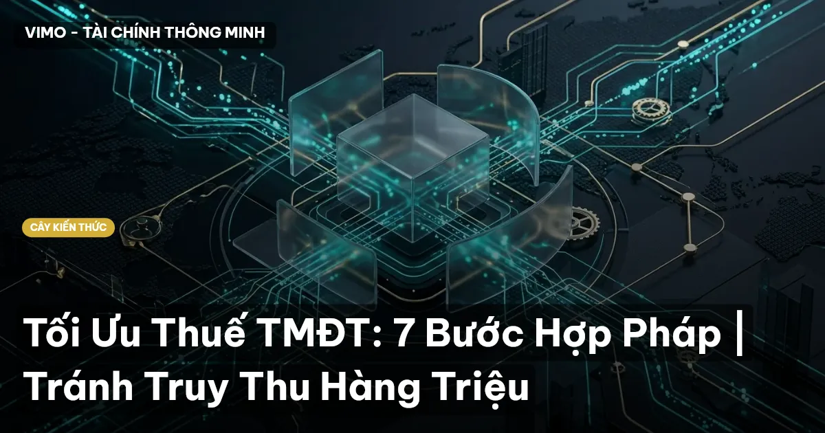 Tối Ưu Thuế TMĐT: 7 Bước Hợp Pháp | Tránh Truy Thu Hàng Triệu
