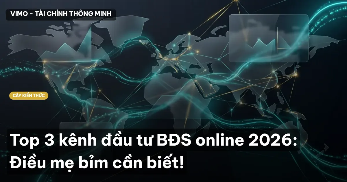 Top 3 kênh đầu tư BĐS online 2026: Điều mẹ bỉm cần biết!