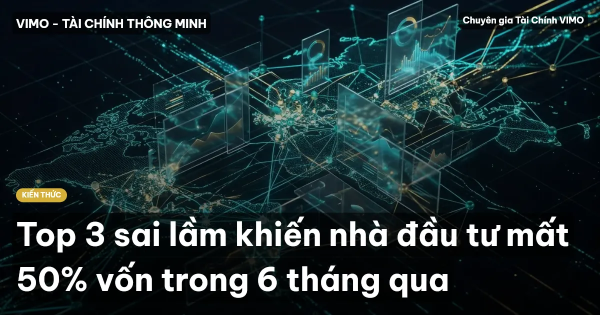 Top 3 sai lầm khiến nhà đầu tư mất 50% vốn trong 6 tháng qua