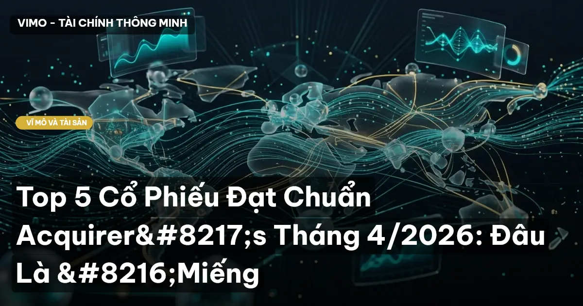 Top 5 Cổ Phiếu Đạt Chuẩn Acquirer's Tháng 4/2026: Đâu Là 'Miếng