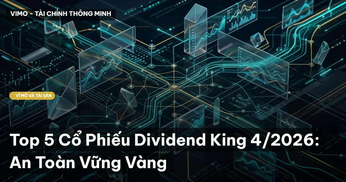 Top 5 Cổ Phiếu Dividend King 4/2026: An Toàn Vững Vàng