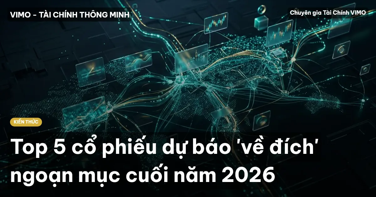 Top 5 cổ phiếu dự báo 'về đích' ngoạn mục cuối năm 2026