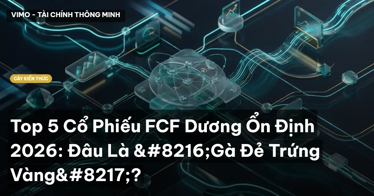 Top 5 Cổ Phiếu FCF Dương Ổn Định 2026: Đâu Là ‘Gà Đẻ Trứng Vàng’?