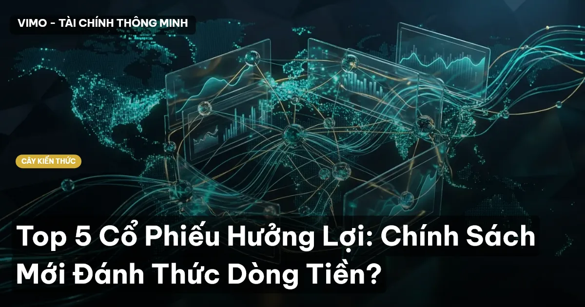 Top 5 Cổ Phiếu Hưởng Lợi: Chính Sách Mới Đánh Thức Dòng Tiền?