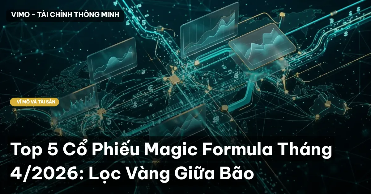 Top 5 Cổ Phiếu Magic Formula Tháng 4/2026: Lọc Vàng Giữa Bão