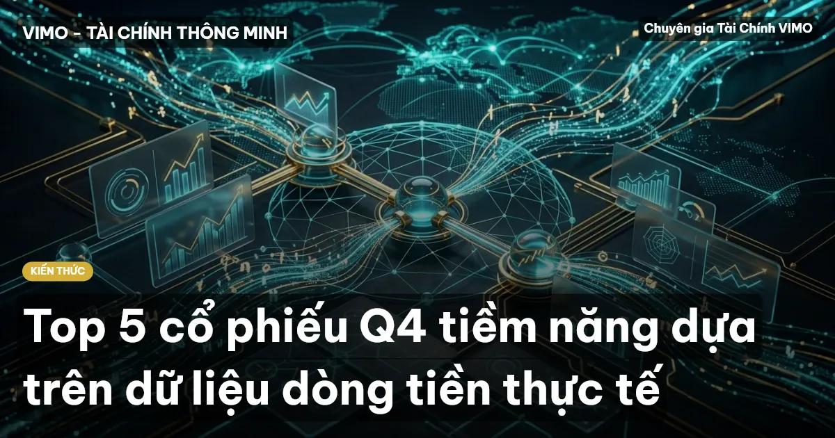 Top 5 cổ phiếu Q4 tiềm năng dựa trên dữ liệu dòng tiền thực tế