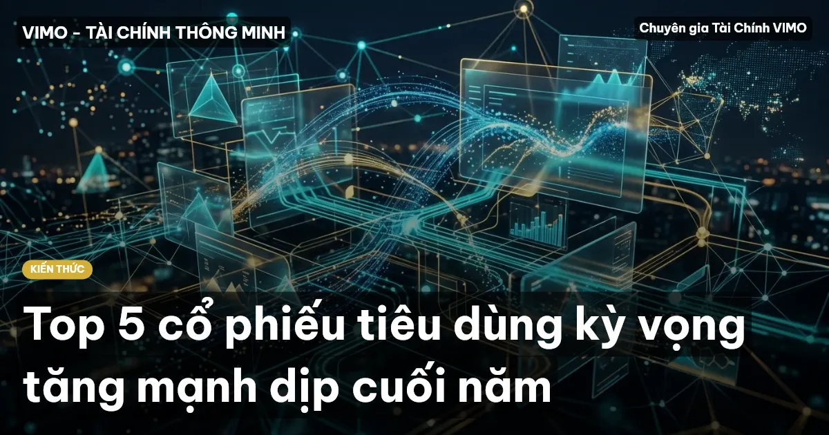 Top 5 cổ phiếu tiêu dùng kỳ vọng tăng mạnh dịp cuối năm