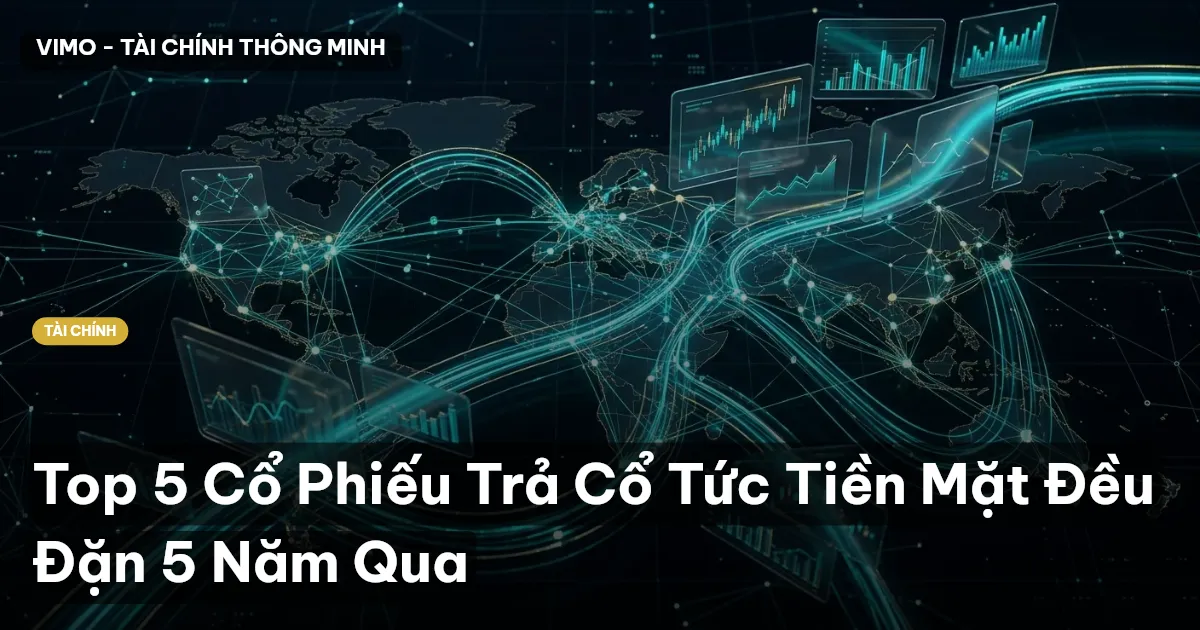 Top 5 Cổ Phiếu Trả Cổ Tức Tiền Mặt Đều Đặn 5 Năm Qua