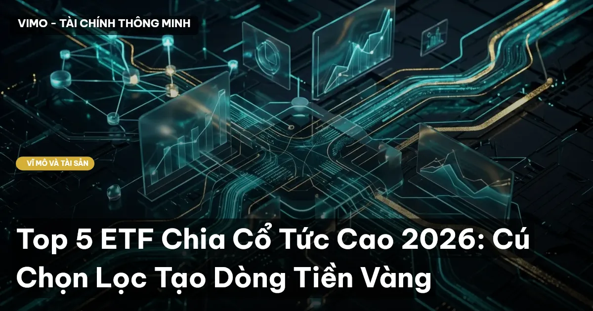 Top 5 ETF Chia Cổ Tức Cao 2026: Cú Chọn Lọc Tạo Dòng Tiền Vàng