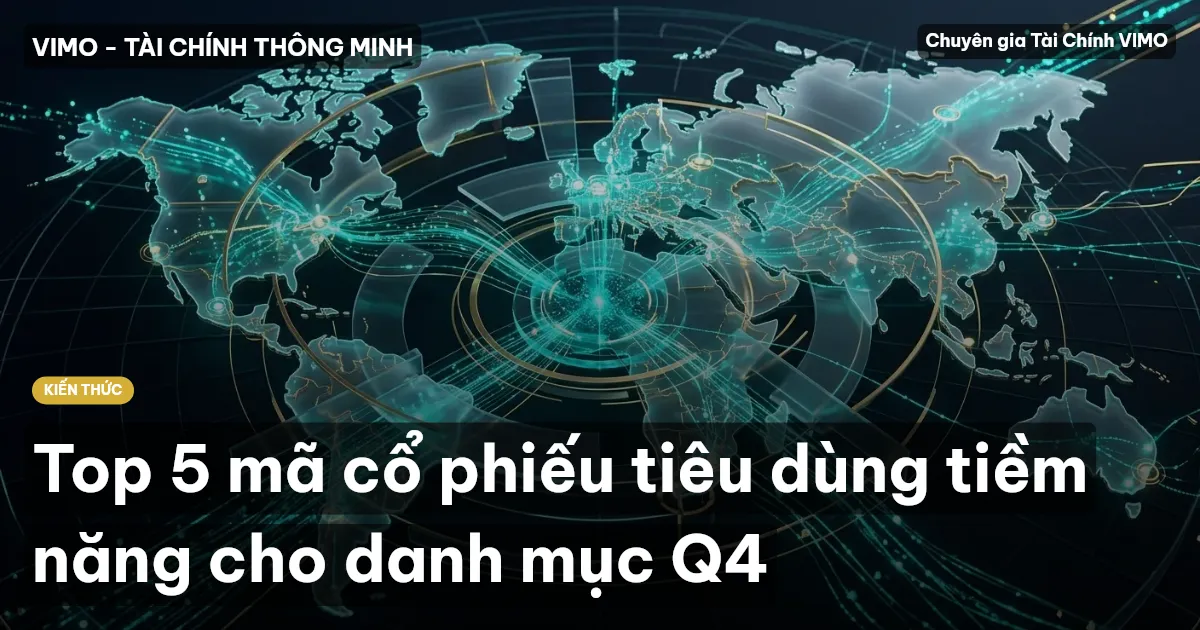 Top 5 mã cổ phiếu tiêu dùng tiềm năng cho danh mục Q4