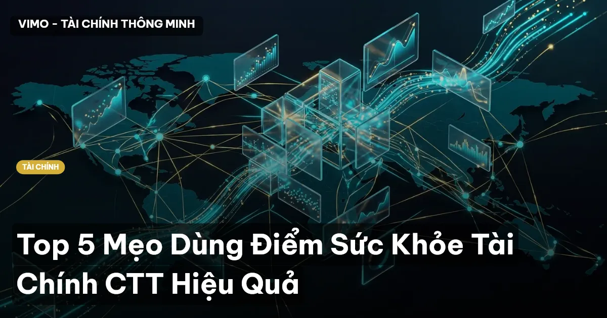 Top 5 Mẹo Dùng Điểm Sức Khỏe Tài Chính CTT Hiệu Quả